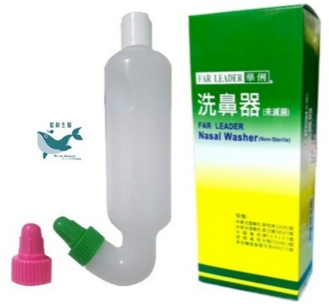 FAR LEADER 華俐 洗鼻器, 1個, 華俐*洗鼻器* (1組/內附兩個替換頭)