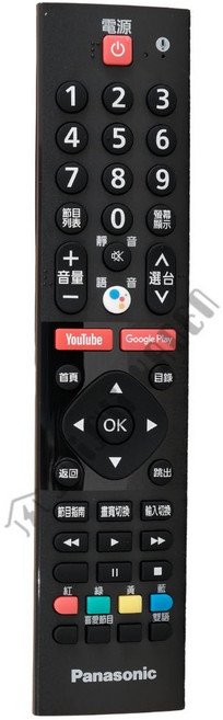操作簡單握感舒適 一鍵直達影音平台, 1個, Panasonic 國際牌 TNQ4CT005-S 電視遙控器