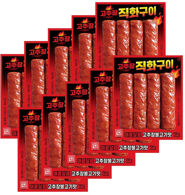 한성 마트 고추장 직화구이 150g X 10, 10개