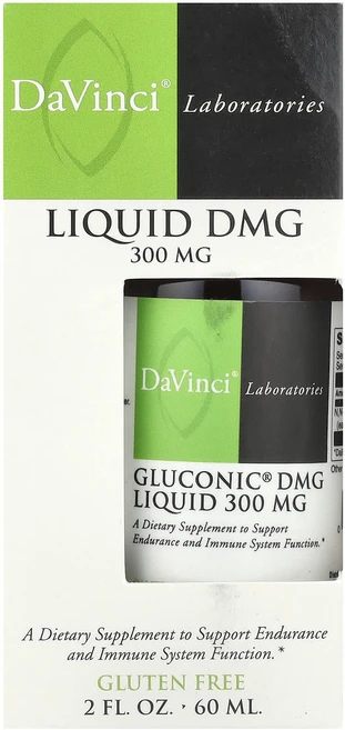 DaVinci Laboratories of Vermont 액상 글루코닉 DMG 300mg 60ml(2fl oz), 1개, 59.147ml - 쿠팡