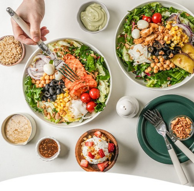 샐러드 포케 정기배송 2주 다이어트 식단 얌샐러드 구독 배달 야채 도시락 새벽 배송, 8개, 400g, 포케(샐러드+현미밥)(월/수)