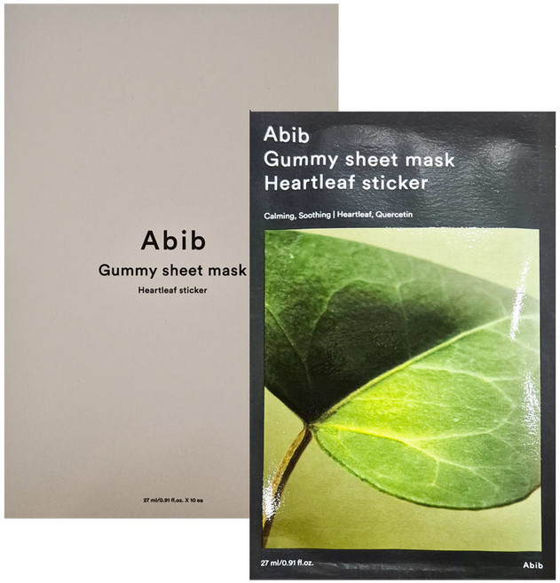 아비브 껌딱지 시트 마스크 어성초 스티커, 10개입, 1개