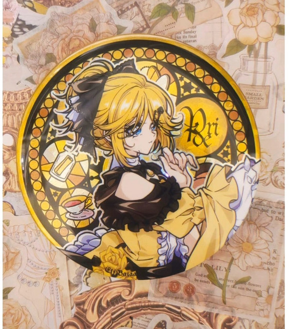 악의 하인 일러스트 카가미네린 카가미네렌 뱃지 악의하인 프세카 프로세카 시리즈 보카로