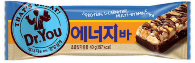 오리온 닥터유 에너지바 40g x 50개