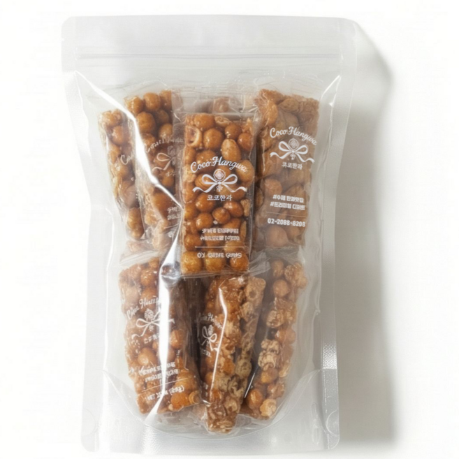 코코한과 수제 말랑바삭 제주 감귤청 오란다 실속팩, 20개, 20g