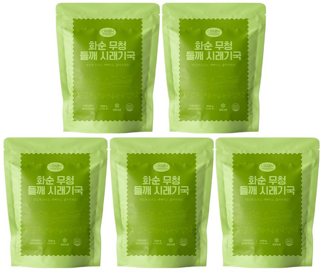 전라도 화순 무청 들깨시래기국, 5개, 530g