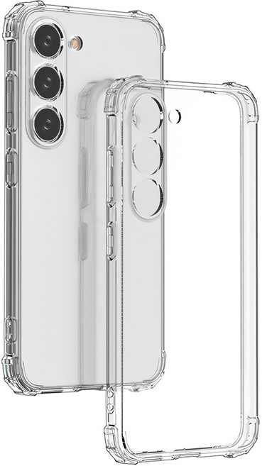 호구다 방탄 범퍼 투명 젤리 휴대폰 케이스 1+1