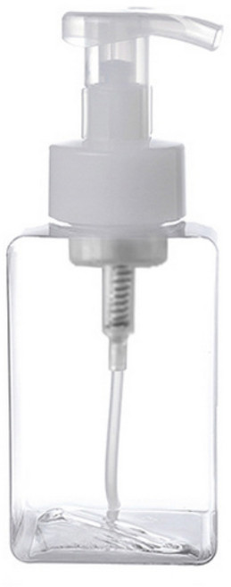 라라밤 투명 모던 디스펜서 450ml, 1개, 투명 거품형