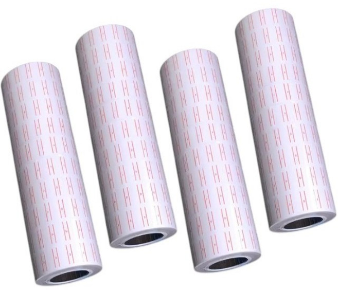 산토초이 스티커 라벨기 가격표 가격표시기 핸드 롤텍기 8열 롤 잉크 라벨지, 라벨지10개