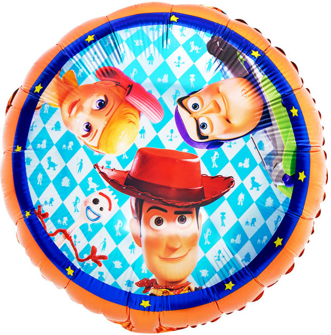 [원팩] 캐릭터은박풍선 18인치 라운드 토이스토리 친구들