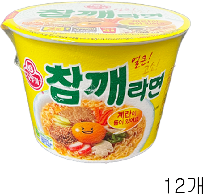 TBK 빽라면 용기 컵라면 110g, 12개