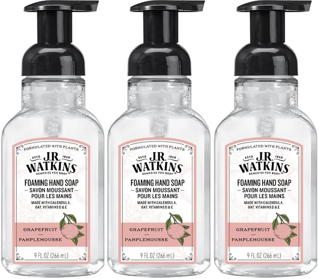JR Watkins 포밍 핸드 워시 자몽 향 266ml 3팩 - 쿠팡