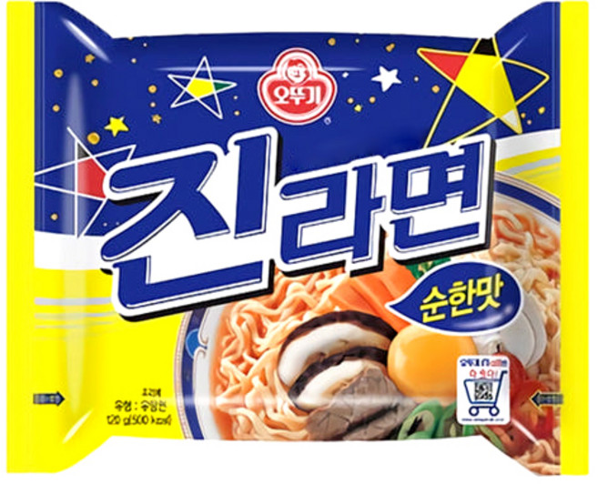 오뚜기 진라면 순한맛, 5개