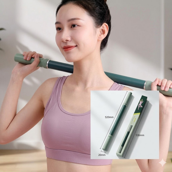 시원한 릴렉스 마사지 스틱 셀프 바디 케어 바디 스틱, 그린, 1개