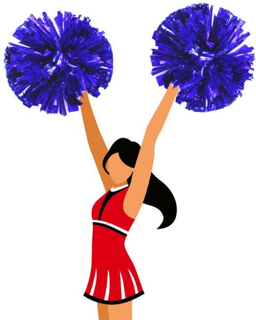 로컬코리아 응원용 치어리더 수술 2p 치어소품, 그린