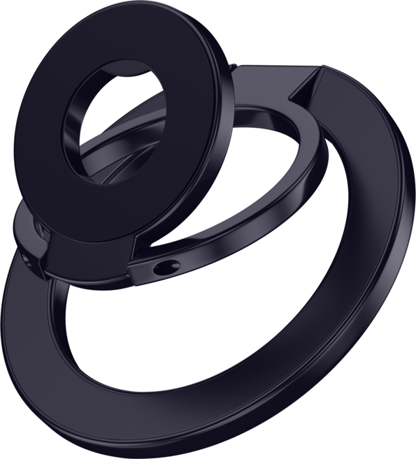 ANNIBER 초슬림 전기종 적용 3단 접이식 양면자석 맥세이프 그립 톡 홀더 아이폰 삼성 갤러시 호환, 1개, 그레이프 퍼플