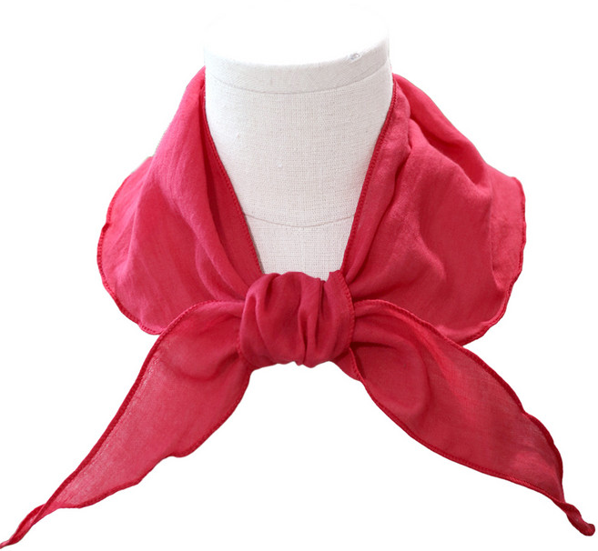 메리앤유 24가지색상 베이직 코튼 소재 쁘띠 미니 스카프 국산