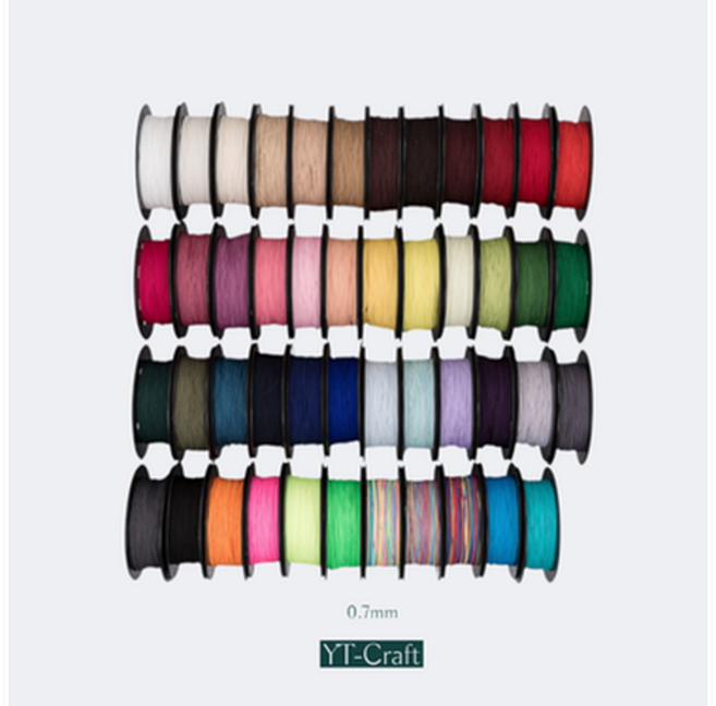 [YT공예] 나일론심지매듭실 0.7mm(고특)/170yd(1롤) 150m/36color 국내생산 매듭실, 2.아이보리, 1개