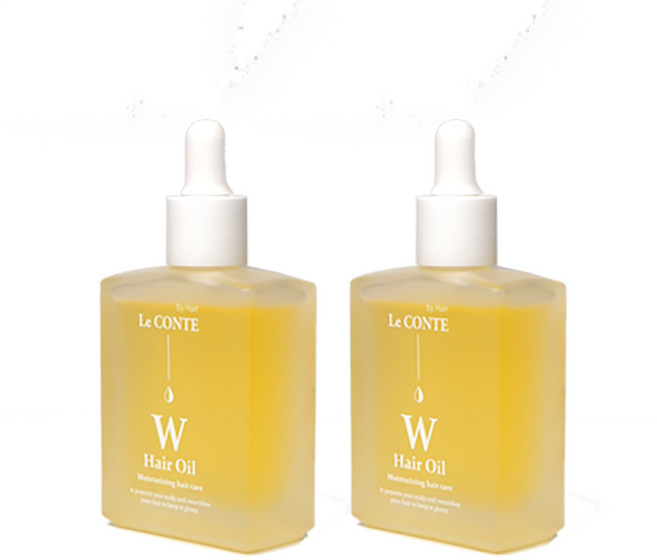르꽁뜨바이헤어 W 헤어 오일, 2개, 50ml