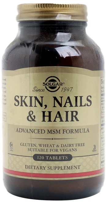 Solgar 스킨 네일 & 헤어 타블렛, 120정, 1개 - 쿠팡