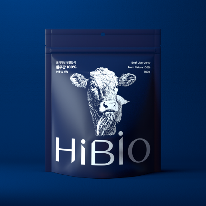 하이비오 강아지 간식 프리미엄 영양간식 한우간(소간) 눈물&빈혈, 프리미엄 영양간식 한우간 눈물&빈혈, 100g, 1개
