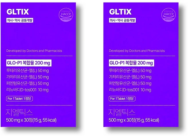 지엘틱정 국내최초 경구형 GLP-1 유산균, 30정, 2개 - 쿠팡