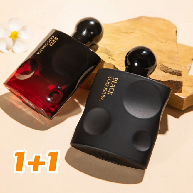 1+1 페로몬 향수 로맥틱 향수 러브 향수 이성 유혹 남사 여자 데이트 오드퍼퓸, 2개, 50ml