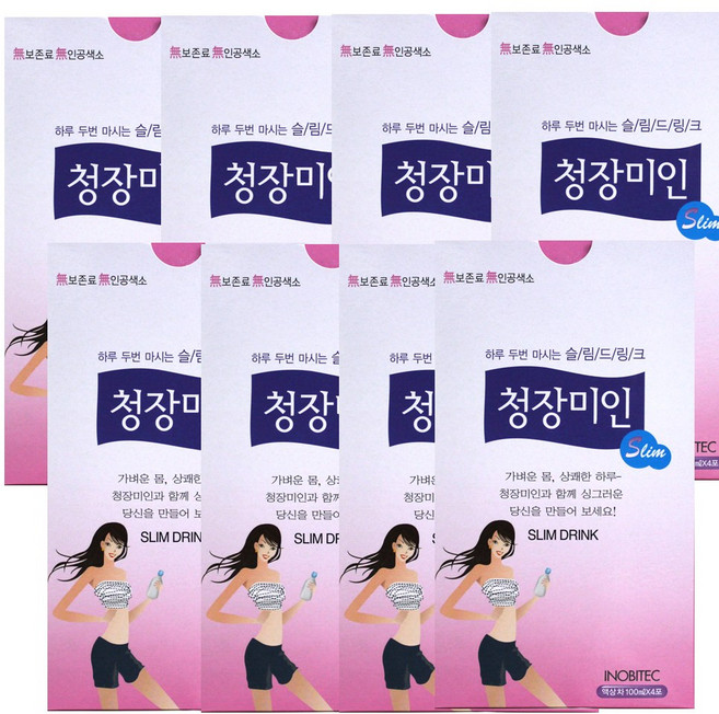 청장미인 슬림드링크, 100ml, 32개