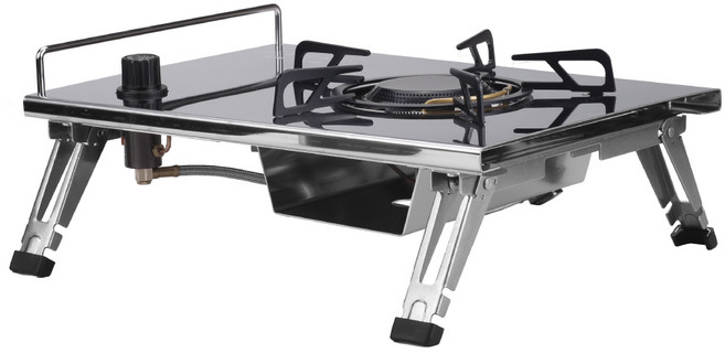 캠파오 원버너플레이트 igt테이블호환용 가스버너, 실버, 1개, 실버