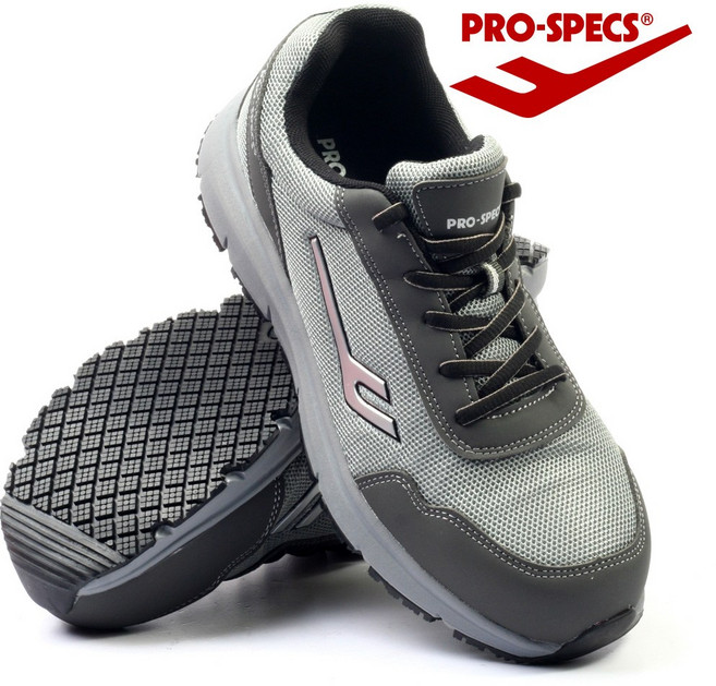 프로스펙스 안전화 PS-401 편안한운동화타입, SILVER + GRAY, 1개