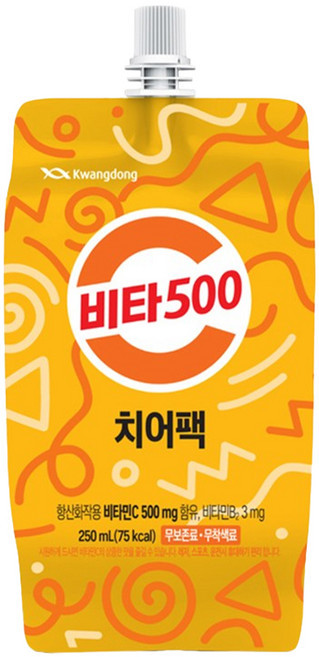 광동제약 비타500 치어팩, 250ml, 1팩
