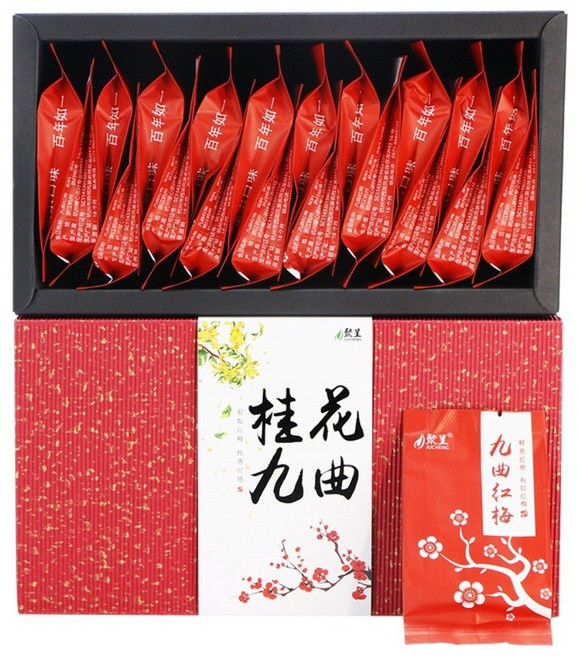 향긋한 계화 홍차 구곡홍매 특급 항저우 용정차, 1개입