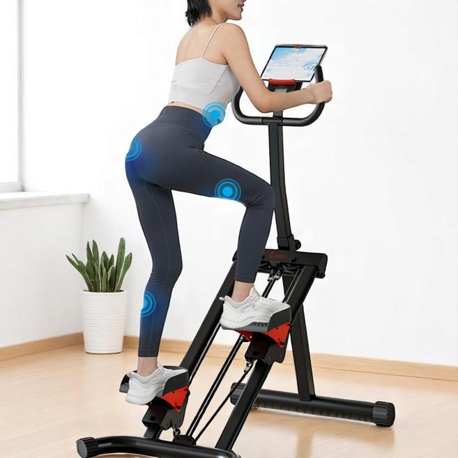 알모어 하체박살 가정용 천국의계단 스텝퍼 스텝밀 에어 운동기구 홈트 마운틴 클라이머