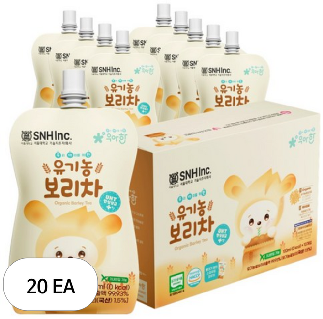 서울대 우아한 유기농 보리차, 20개, 1개입, 100ml
