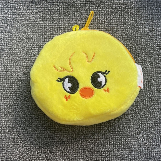 Sk동물원 동전 지갑 스트레이 키즈 플러시 키 체인 펜던트 동물 머리 토끼 허스키 치킨 1 개, [05] a