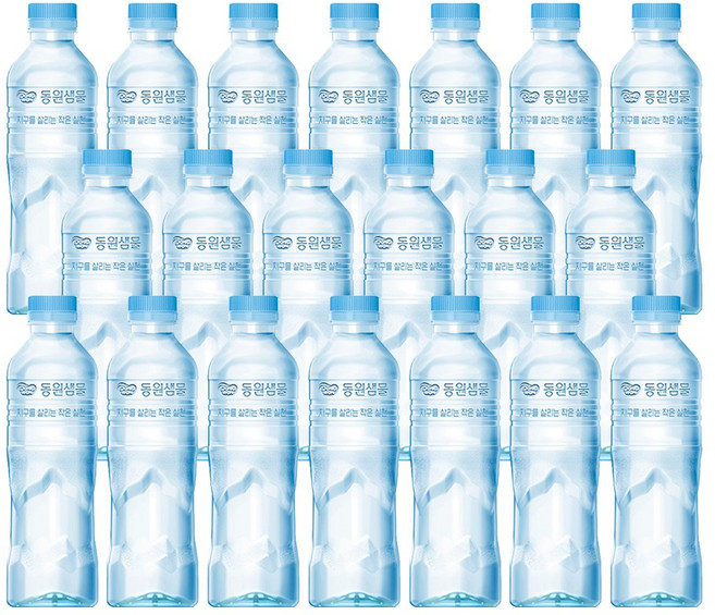동원샘물 무라벨 생수, 500ml, 20개