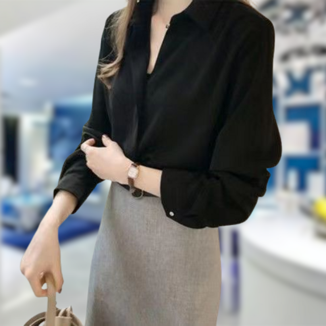 DarjinQD 여성용 카라 블라우스 SXC544D