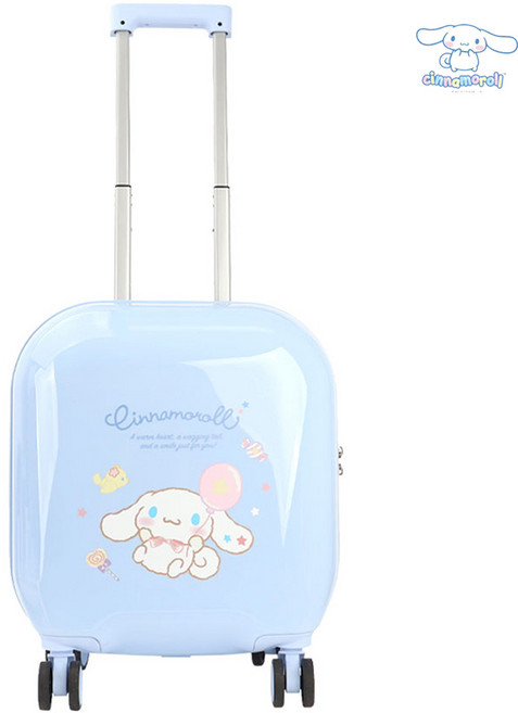 산리오 정품 18인치 여행용 캐리어 방수가능(방수커버제공) 360도 회전바퀴 여행가방