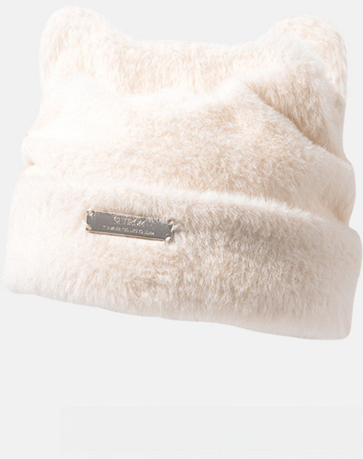 可愛貓耳朵毛帽 秋冬保暖針織帽