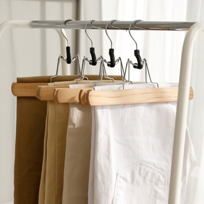 YSC [YSC] 내추럴 원목 바지걸이 20P, YSC 내추럴 원목 바지걸이 20P, 단품