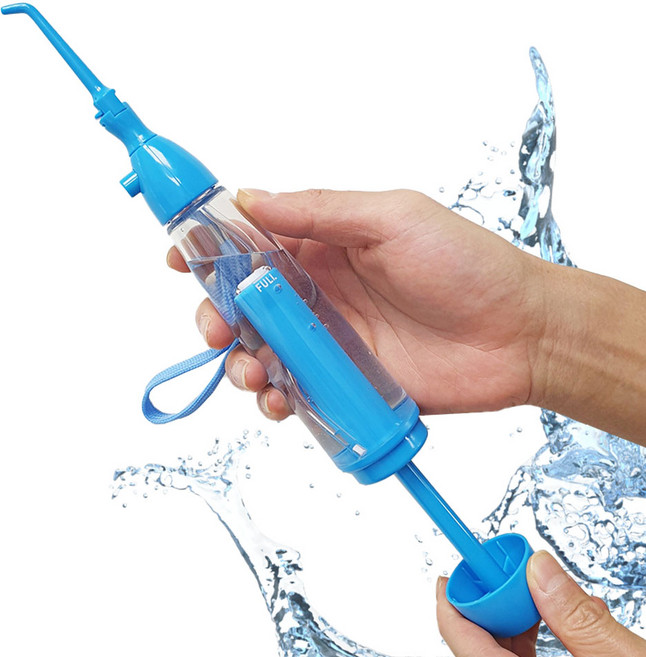 픽아웃 구강 이물질 제거기 빼는법 흡입기 블루, 1개