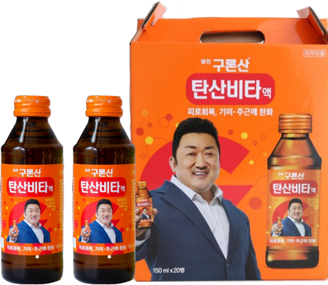 피로회복 영진 구론산 탄산비타액 에너지음료, 150ml