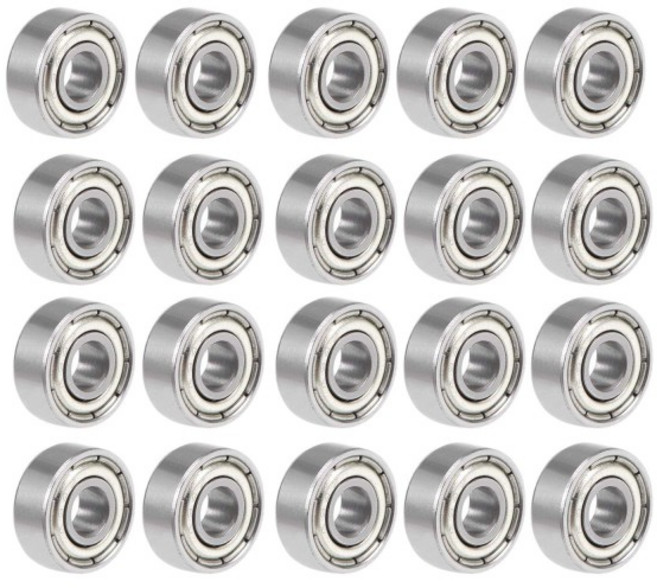 10개/20개 미니어처 베어링 683 684 685 686 687 688 689 693 694 695 696 697 698 699 ZZ 2RS 이중 차폐, 08 695 5x13x4mm, 02 20Pcs, 02 2RS, 02 20Pcs