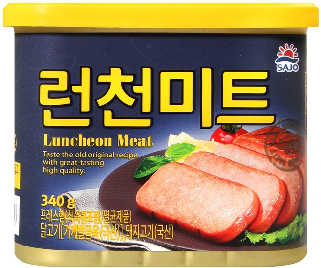 SAJO 午餐肉 340g 韓國原裝進口, 1個