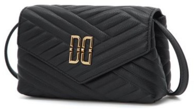 닥스 블랙 칼라일 가죽 미니 크로스백 DCBA1F367BK