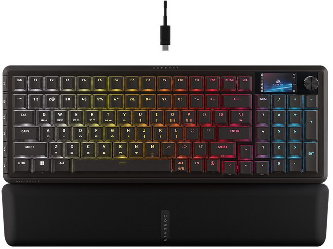 커세어 뱅가드 96 핫스왑 MLX 게이밍 기계식키보드, 퀀텀, RGP0171, 제조사축