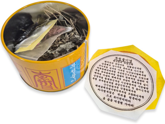 깡통 쑥부정풀이 액운풀기 법당 이사 기도 부정치기, 1개