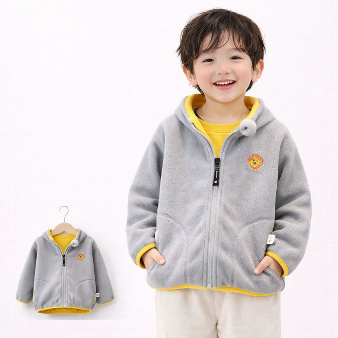 유아 아동 후리스 후드집업 키즈 플리스 점퍼