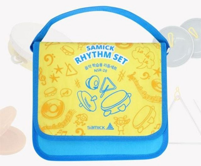 삼익악기 음악 학습용 리듬악기 세트 NSR 28 신학기 학용품 음악 탬버린 준비물 리듬 심벌즈 세트 986000ea (개)
