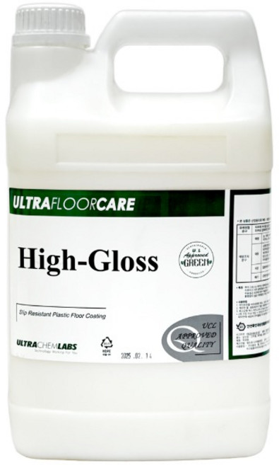 하이글로스 바닥광택제 3.75L 산업용 건물 바닥 고급 광택 왁스 코팅제, 1개